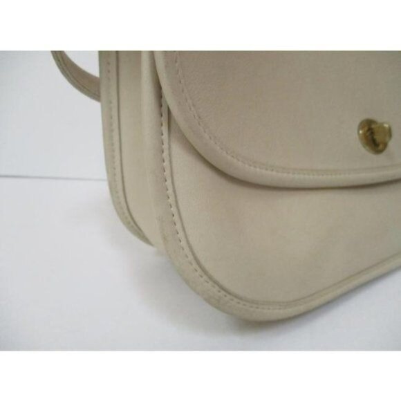 *Coach Vintage Shoulder Cream Leather Cross Body Bag - Picture 6 of 12